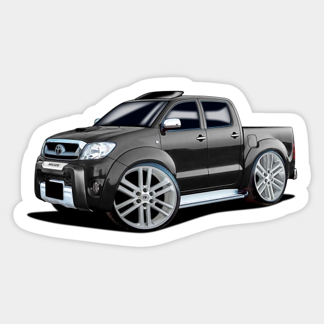 hilux stance Sticker by AmorinDesigns